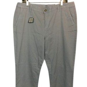 G.H. Bass & Co.Women's Girlfriend Fit Grey Chino Pant Size  14